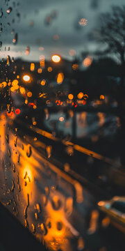 雨夜城市景觀