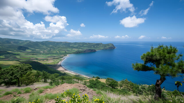 山清水秀的美麗海景