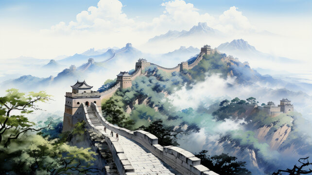 萬(wàn)里長(zhǎng)城圖