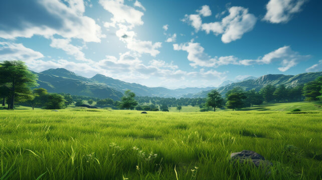 廣闊的草原風光