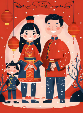 新年快樂全家福