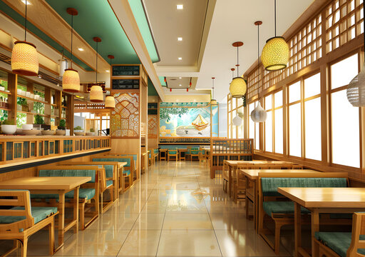 現(xiàn)代日式餐廳室內(nèi)設(shè)計(jì)
