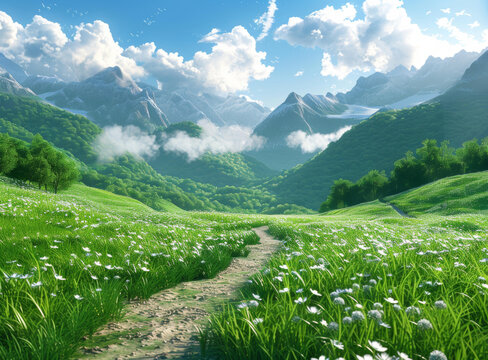 山間花海小路