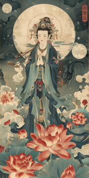 觀音菩薩蓮花