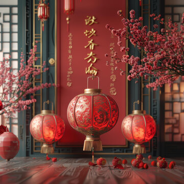 春節(jié)喜慶燈籠
