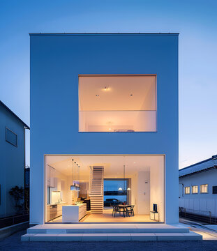 現(xiàn)代簡約風(fēng)格房屋建筑設(shè)計