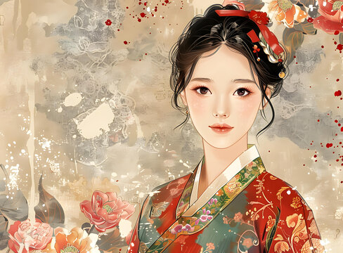 古風(fēng)韓國美女
