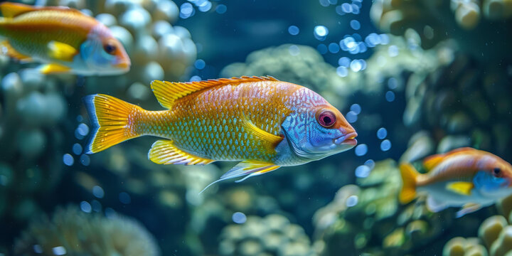 五彩繽紛的魚