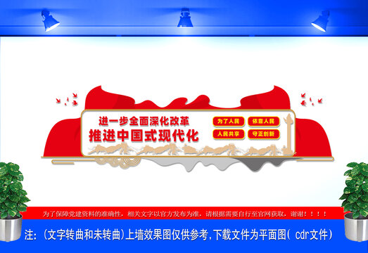 推進(jìn)中國式現(xiàn)代化文化墻