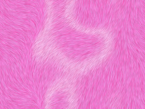 粉色毛發(fā)線條
