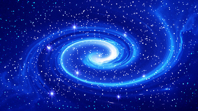 藍(lán)色星空背景