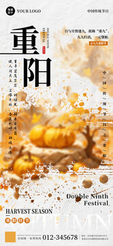 重陽(yáng)節(jié)秋季海報(bào)