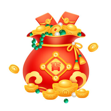 春季福袋免摳元素