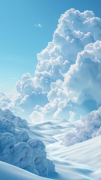 冰川雪山的AI圖片