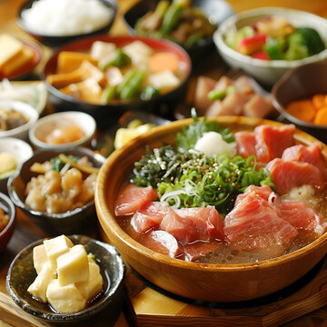 日式海鮮蓋飯定食