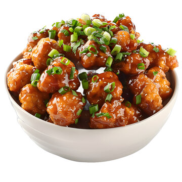 [免摳素材]一碗橙汁雞肉