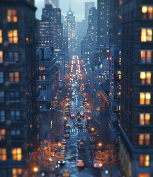夜景的AI圖片