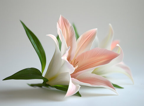 一朵盛開的百合花