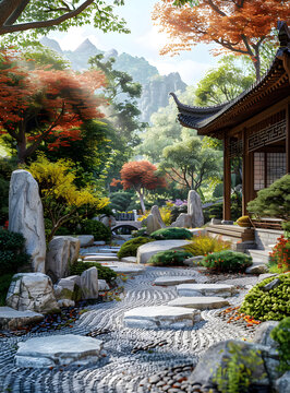 枯山水園林