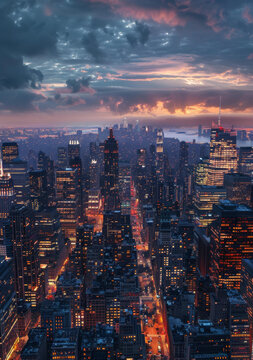市的夜景
