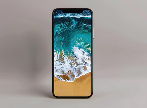 金色  海浪壁紙