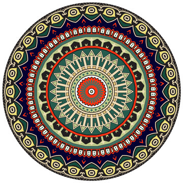 圓形地毯花紋圖案