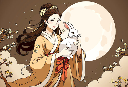 手繪古裝仙女