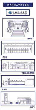 陜西科技大學(xué)校園建筑