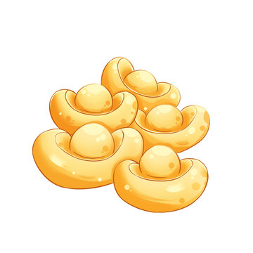 五個(gè)金元寶