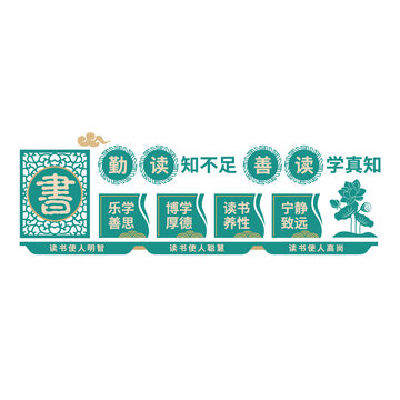 讀書學(xué)習(xí)文化墻