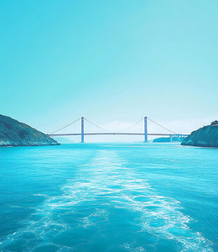 金門大橋海灣景色