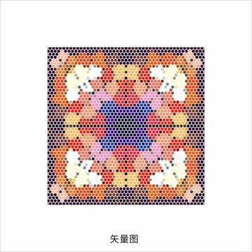 馬賽克墻磚圖案