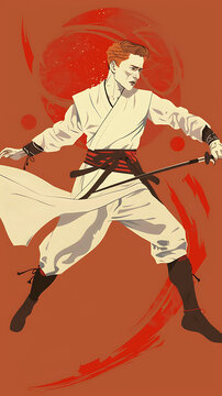 紅發(fā)武士揮刀
