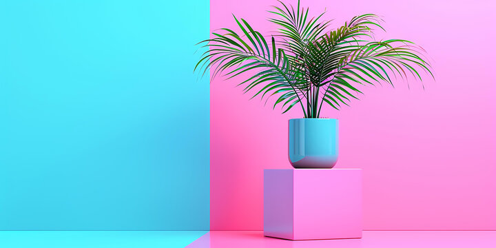 熱帶植物極簡(jiǎn)背景