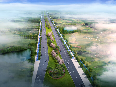 道路鳥瞰圖
