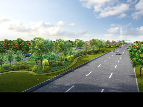 道路景觀圖