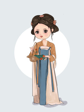 國(guó)潮古風(fēng)少女