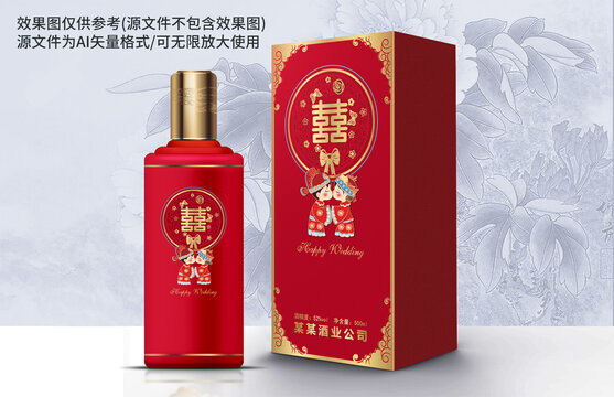 我家有喜酒包裝