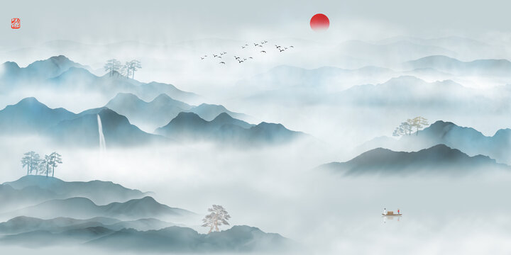 水墨山水