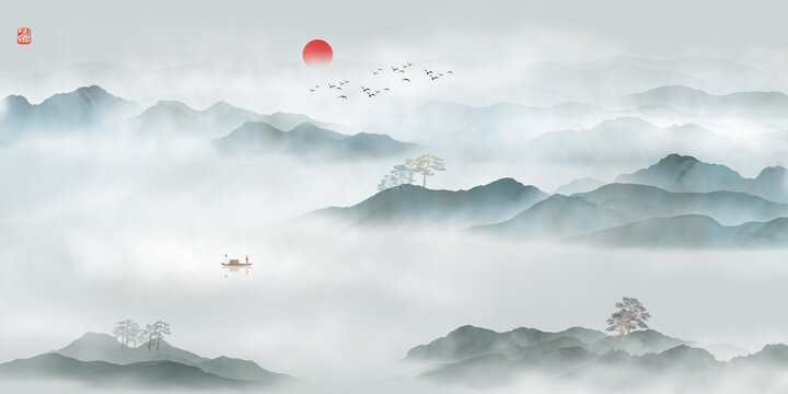 水墨山水