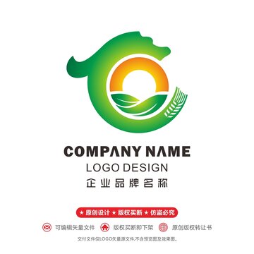 字母C標志農(nóng)業(yè)農(nóng)產(chǎn)品龍