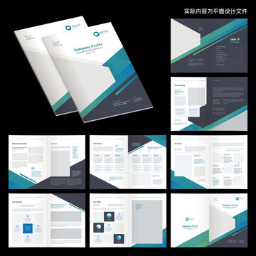 裝修畫(huà)冊(cè)InDesign模板