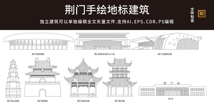 荊門地標