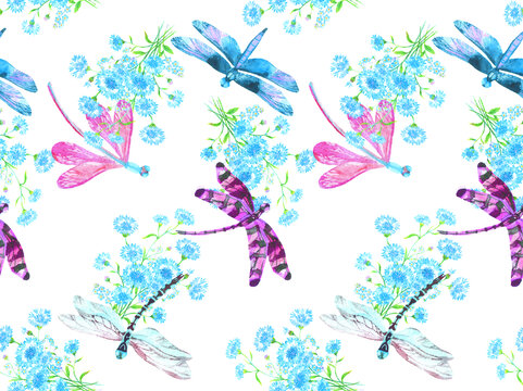 蜻蜓印花