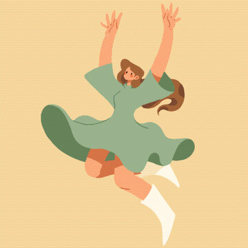 翩翩起舞的女孩