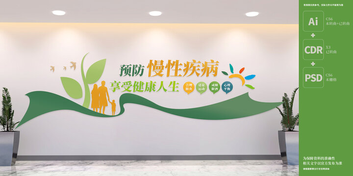 預(yù)防慢性疾病標(biāo)語(yǔ)文化墻