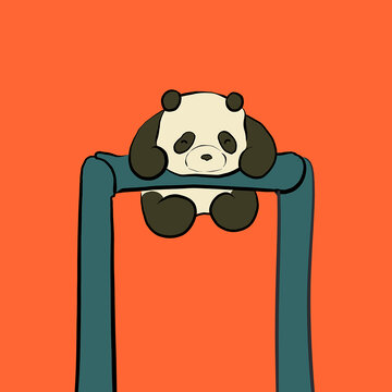玩單杠熊貓