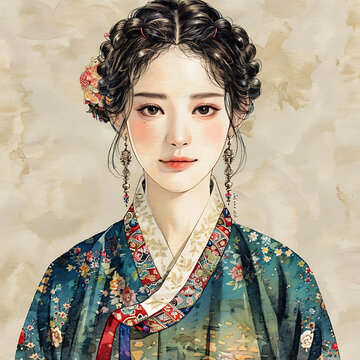 韓國古代女子