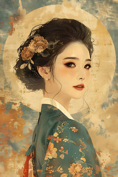古風仕女圖