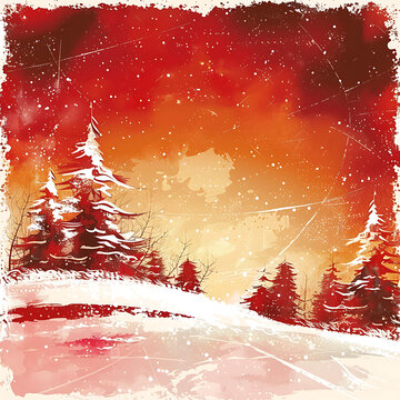 圣誕節(jié)雪景